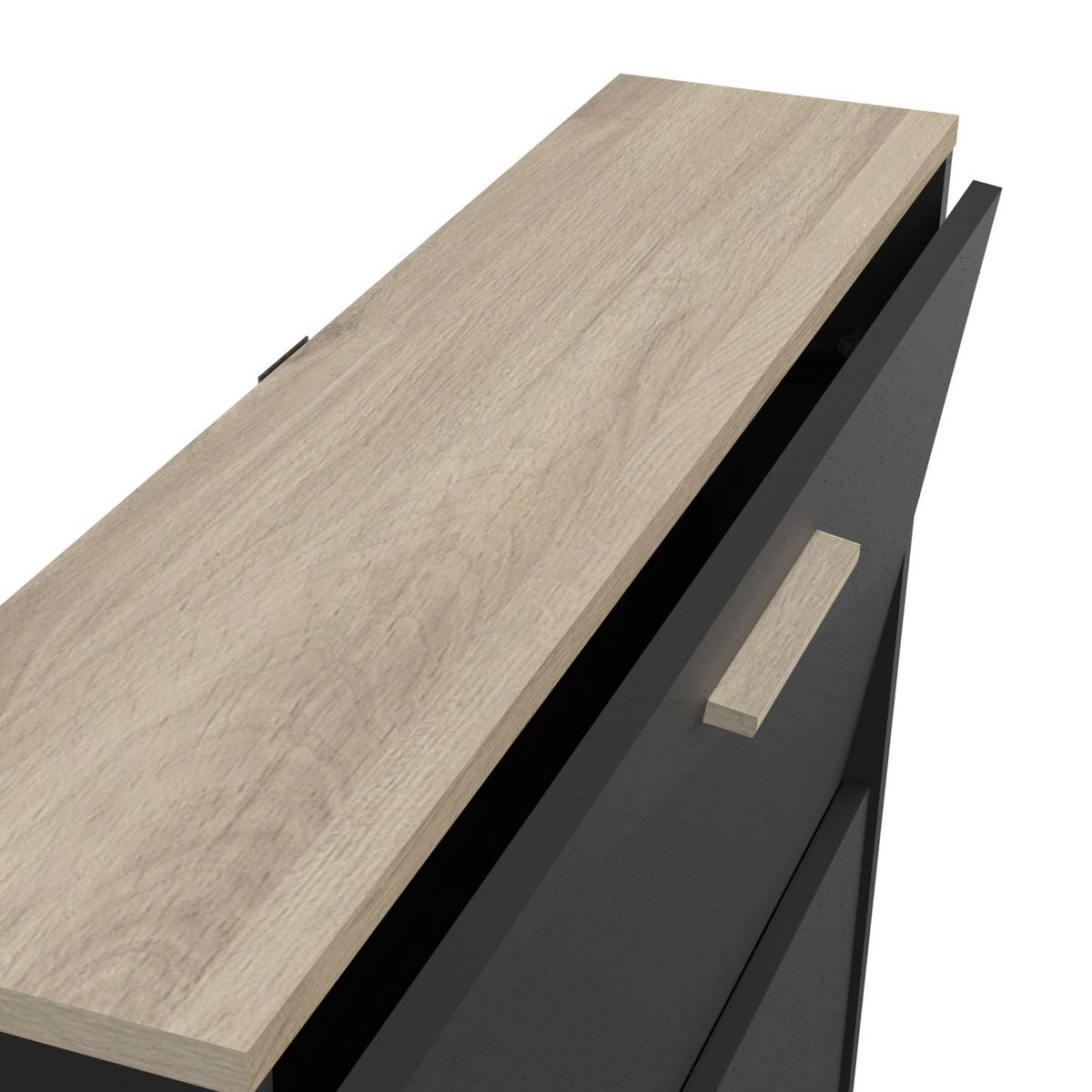 Meuble à chaussures 4 portes L80 cm LIZZIE