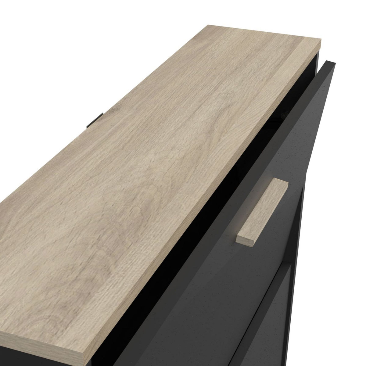 Meuble à chaussures 4 portes L80 cm LIZZIE