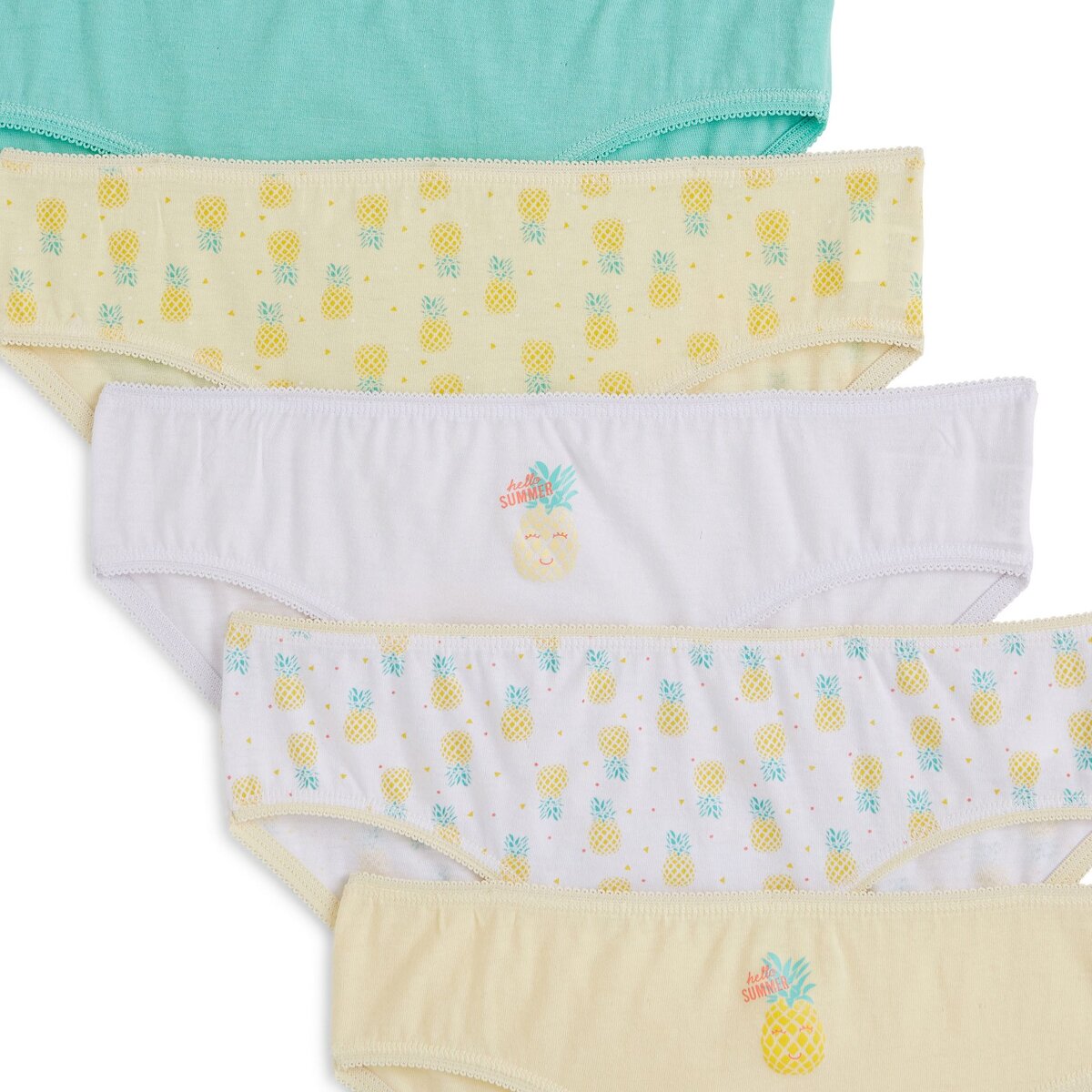 IN EXTENSO Lot de 5 culottes fille