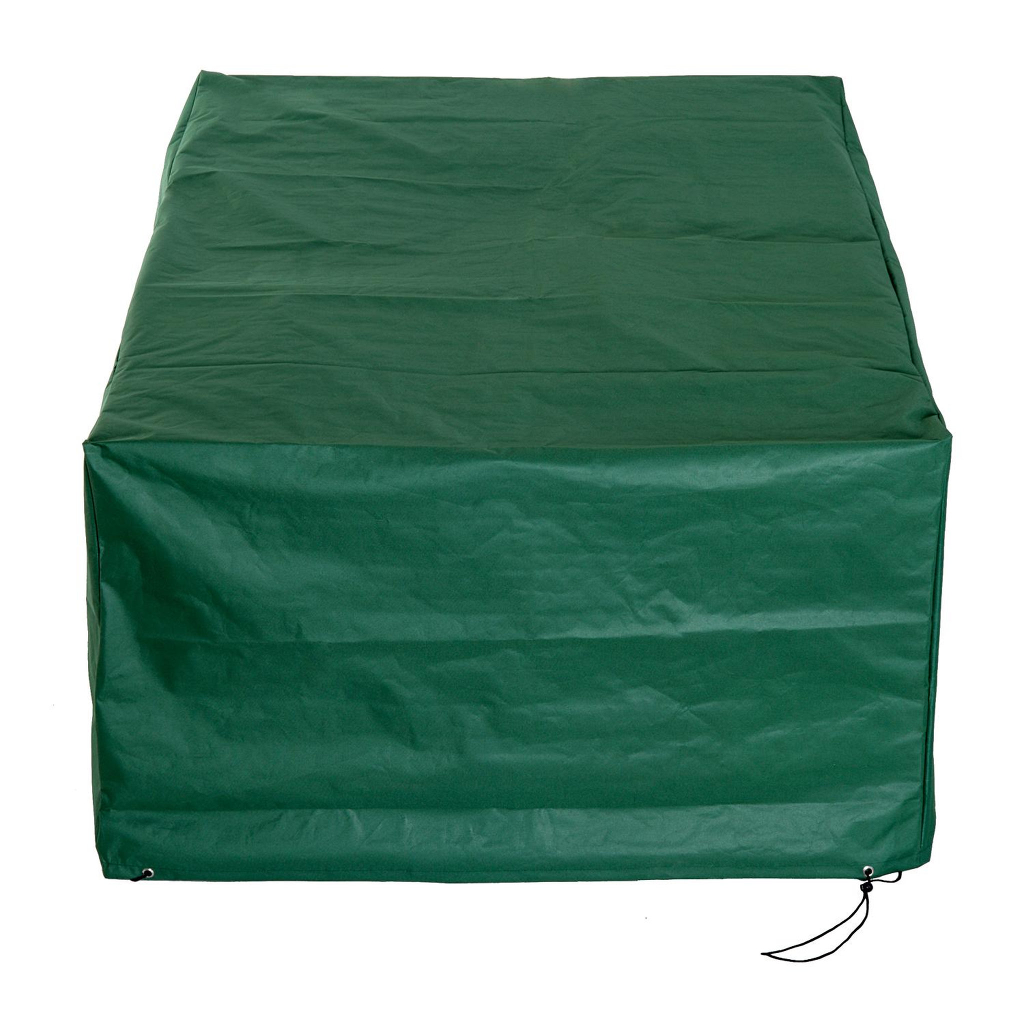 Voir la diapositive 4 : HOMCOM Housse de protection etanche pour meuble salon de jardin rectangulaire 210l x 140l x 80h cm vert