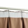 Voir la diapositive 4 : VIDAXL Rideaux occultants avec crochets 2 pcs Taupe 140x175 cm