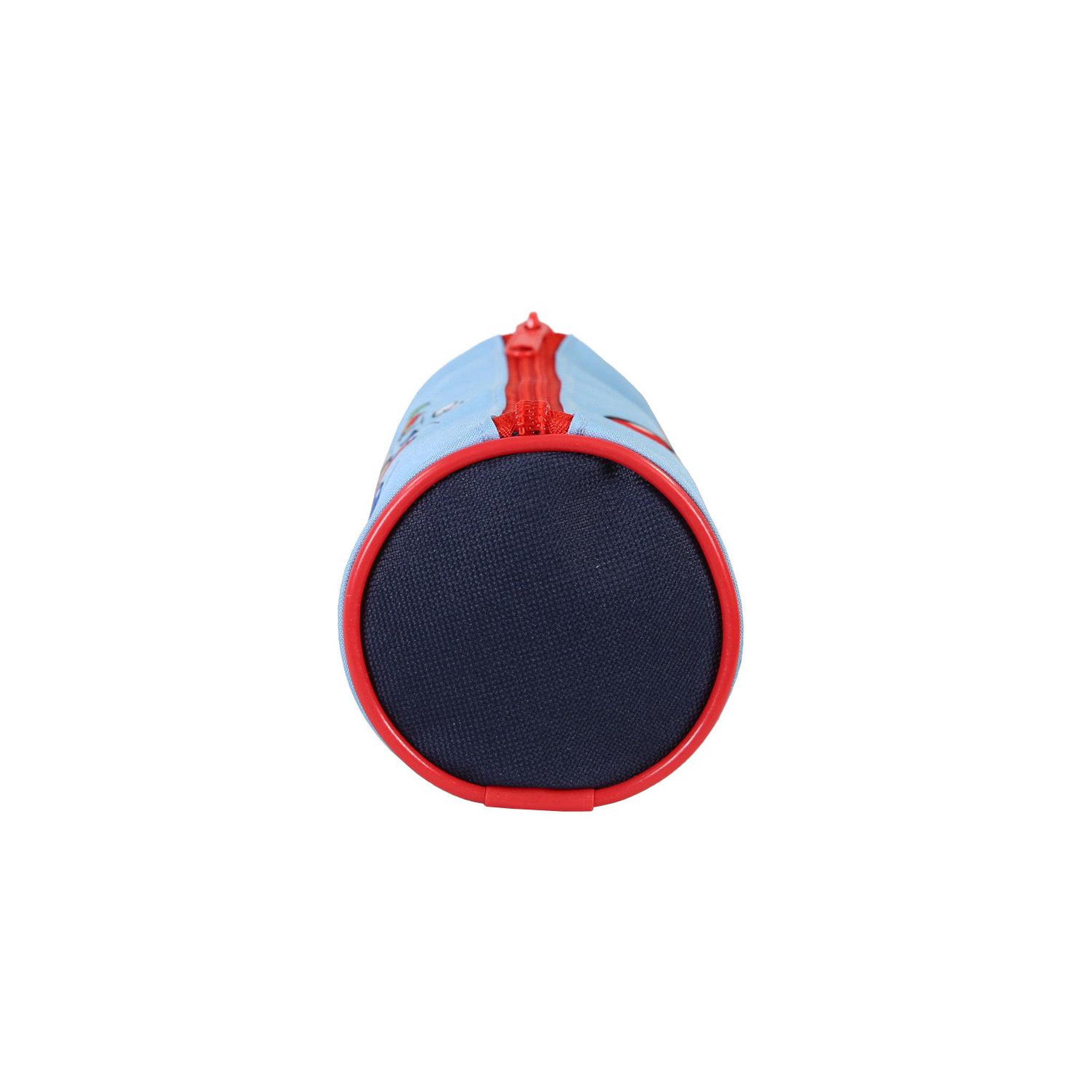 Voir la diapositive 3 : Bagtrotter Super Mario - Trousse scolaire ronde - Bleu - Garçon - 1 compartiment