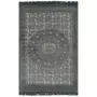 VIDAXL Tapis Kilim Coton 160 x 230 cm avec motif Gris