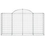 Voir la diapositive 4 : VIDAXL Paniers a gabions arques 7 pcs 200x50x100/120 cm fer galvanise