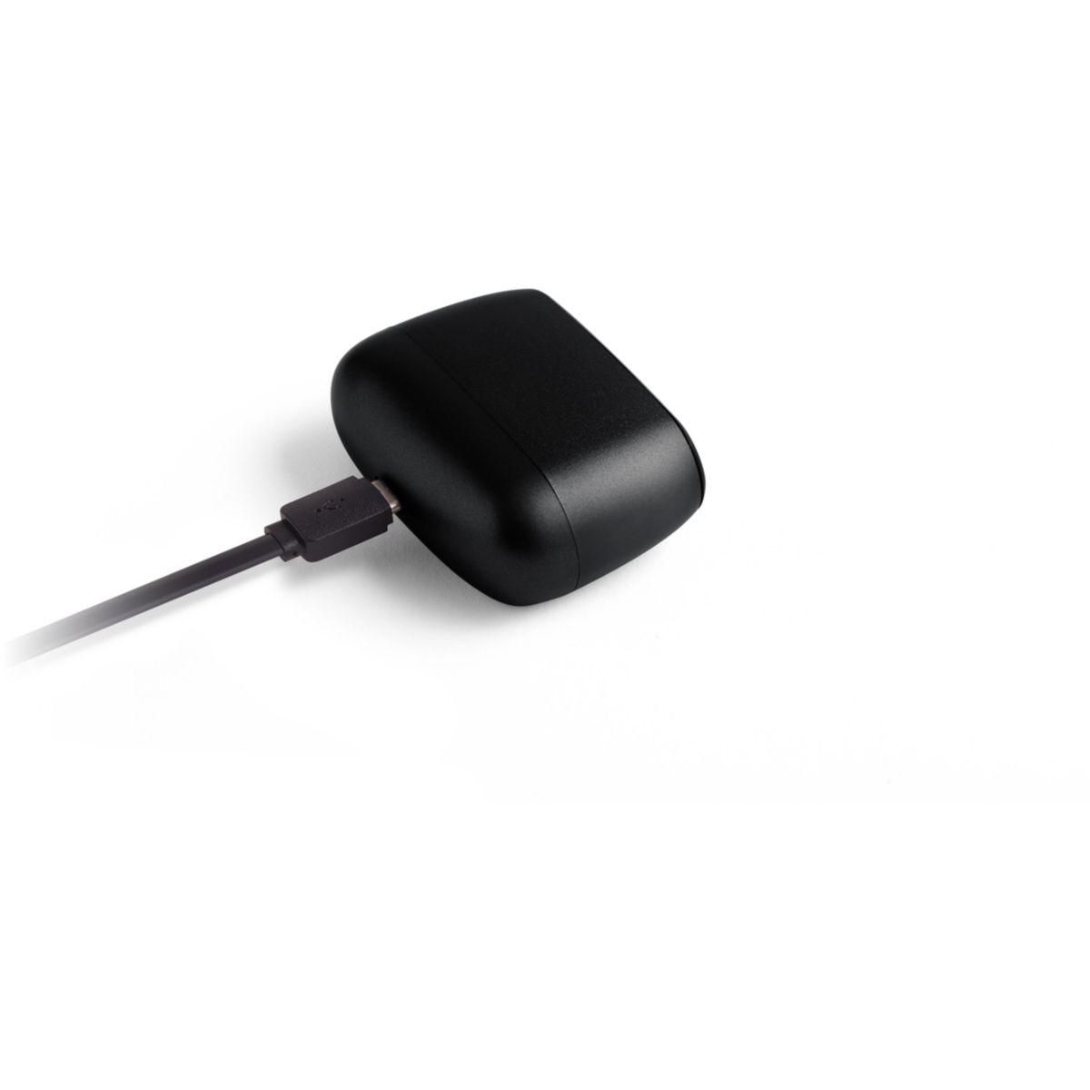 LEXON Réveil Minut ultra-compact Rechargeable Noir