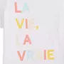 IN EXTENSO T-shirt manches courtes "La vie la vraie" bébé fille