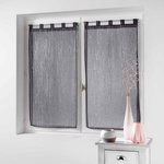 Paris Prix Paire de Voilages  Filiane  90x160cm Anthracite