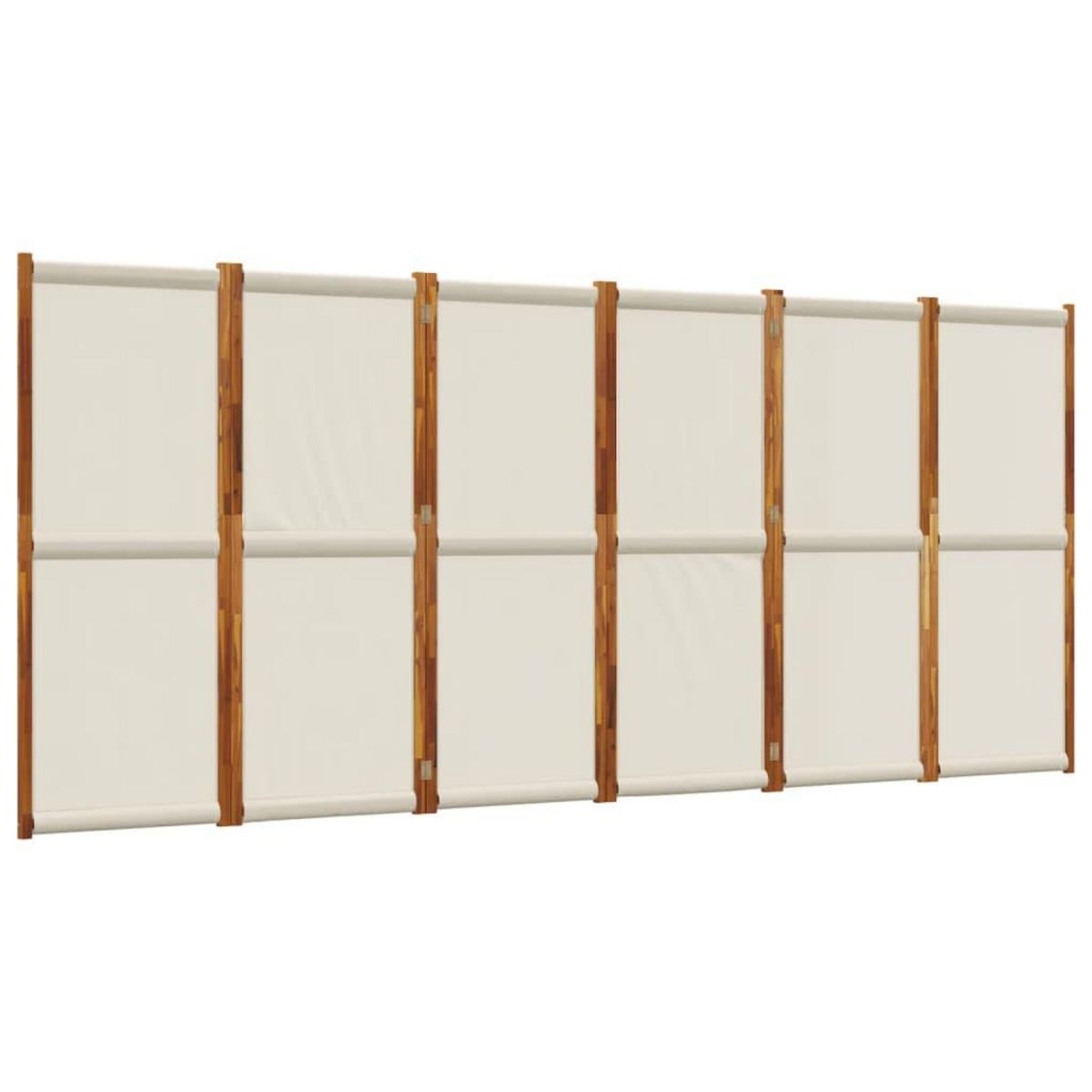 VIDAXL Cloison de separation 6 panneaux gris clair 420x180 cm