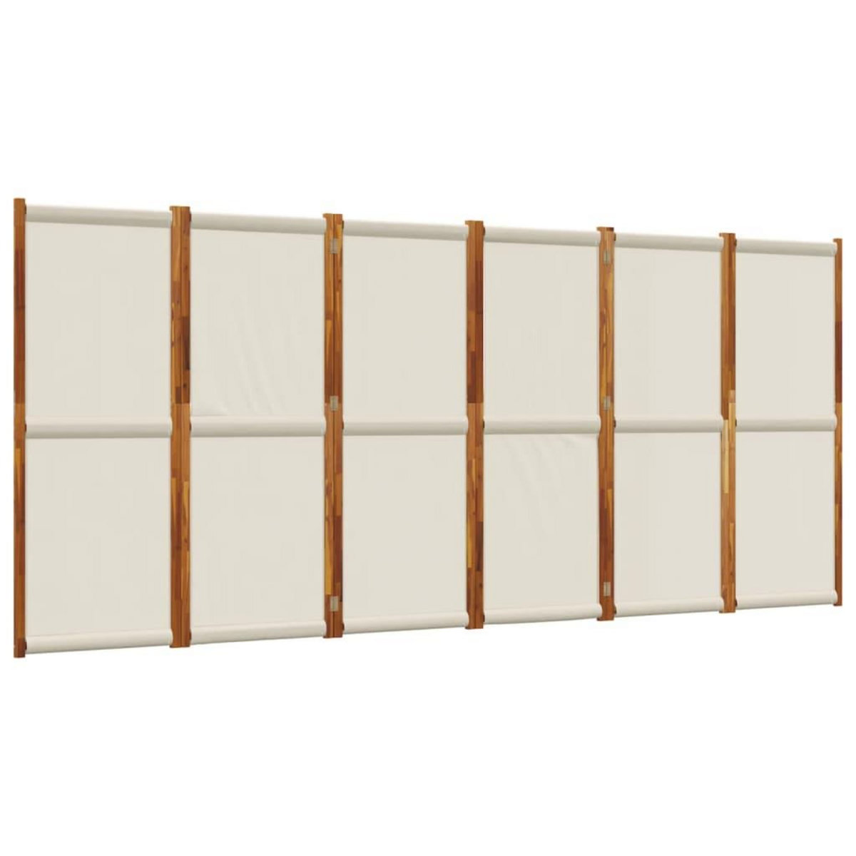 VIDAXL Cloison de separation 6 panneaux gris clair 420x180 cm