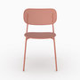 Voir la diapositive 3 : Rendez vous déco Lot de 2 chaises de jardin empilables en plastique terracotta -Géa