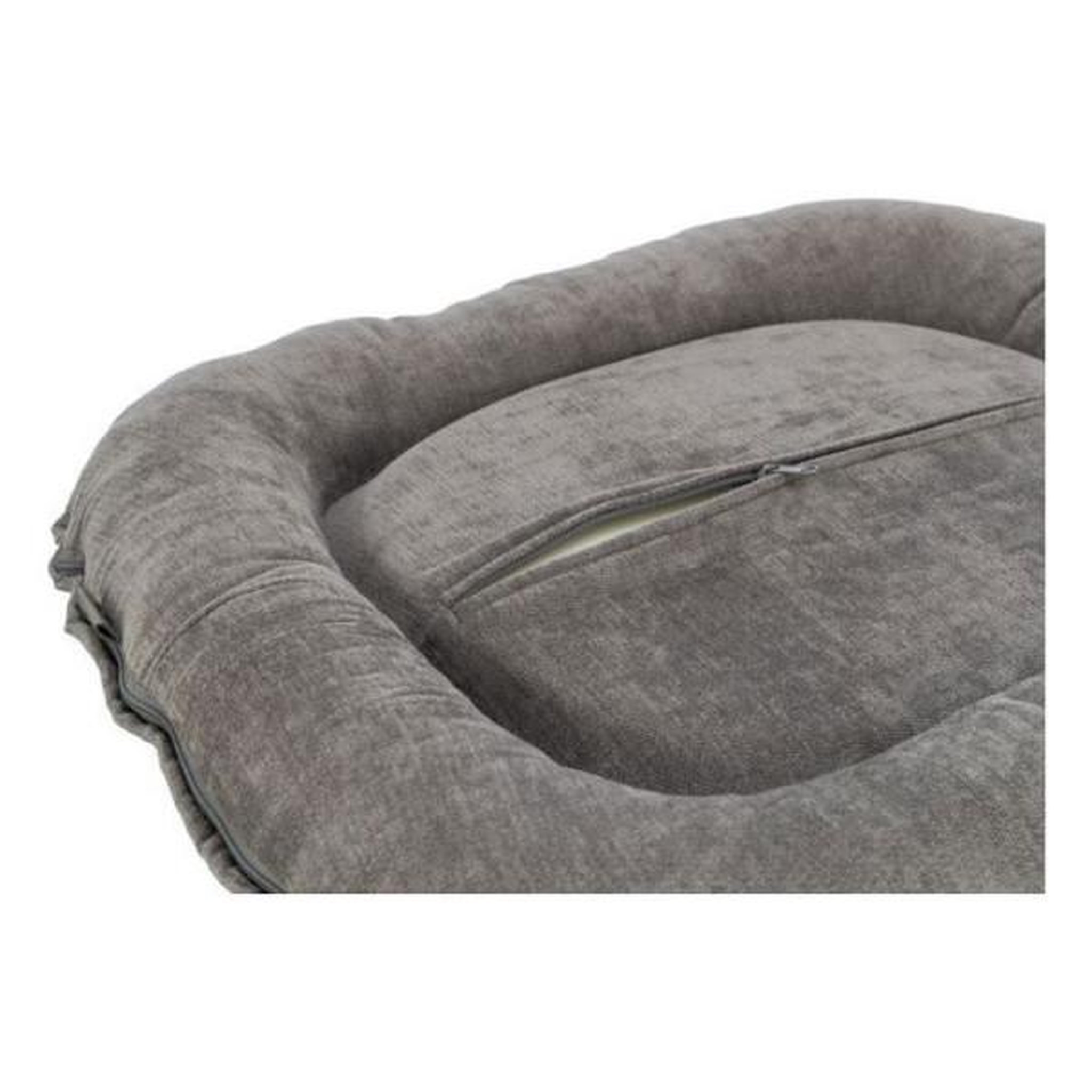 Voir la diapositive 3 : Trixie Coussin pour chien - TRIXIE - Vital LENNOX - Tissu chenille - Ovale - 90 x 70 cm - Gris
