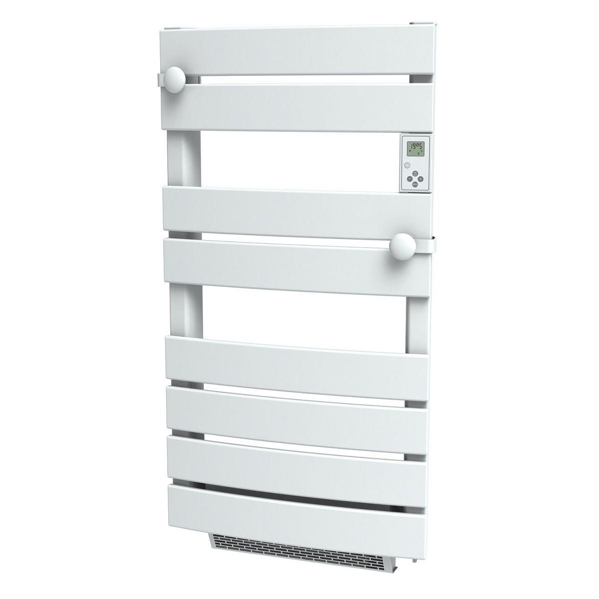 CARRERA Sèche-serviettes électrique lames plates 750W avec soufflerie 1000W - sans fluide