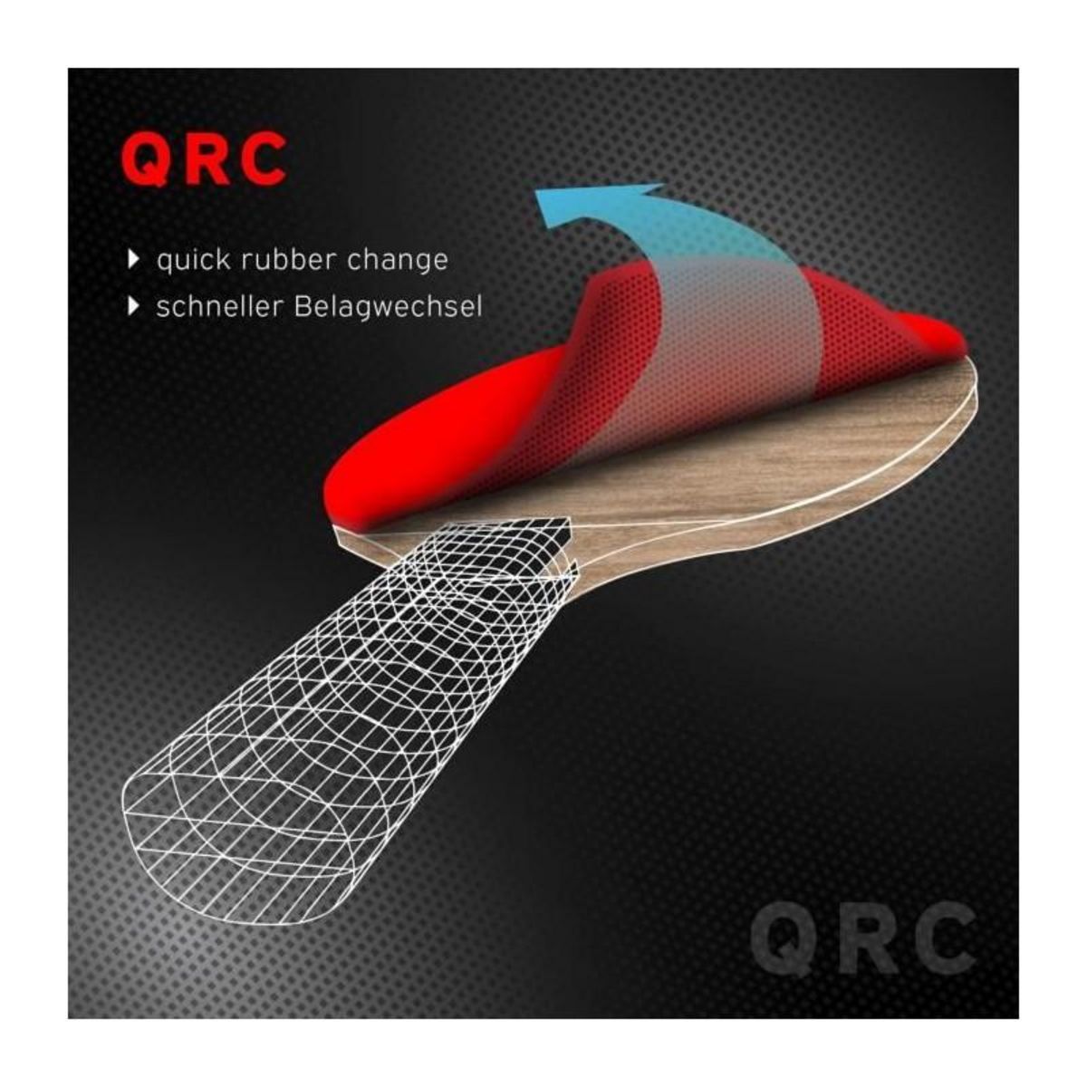SCHILDKROT Raquette de tennis de table - SCHILDKRÖT - CARBOTEC 3000