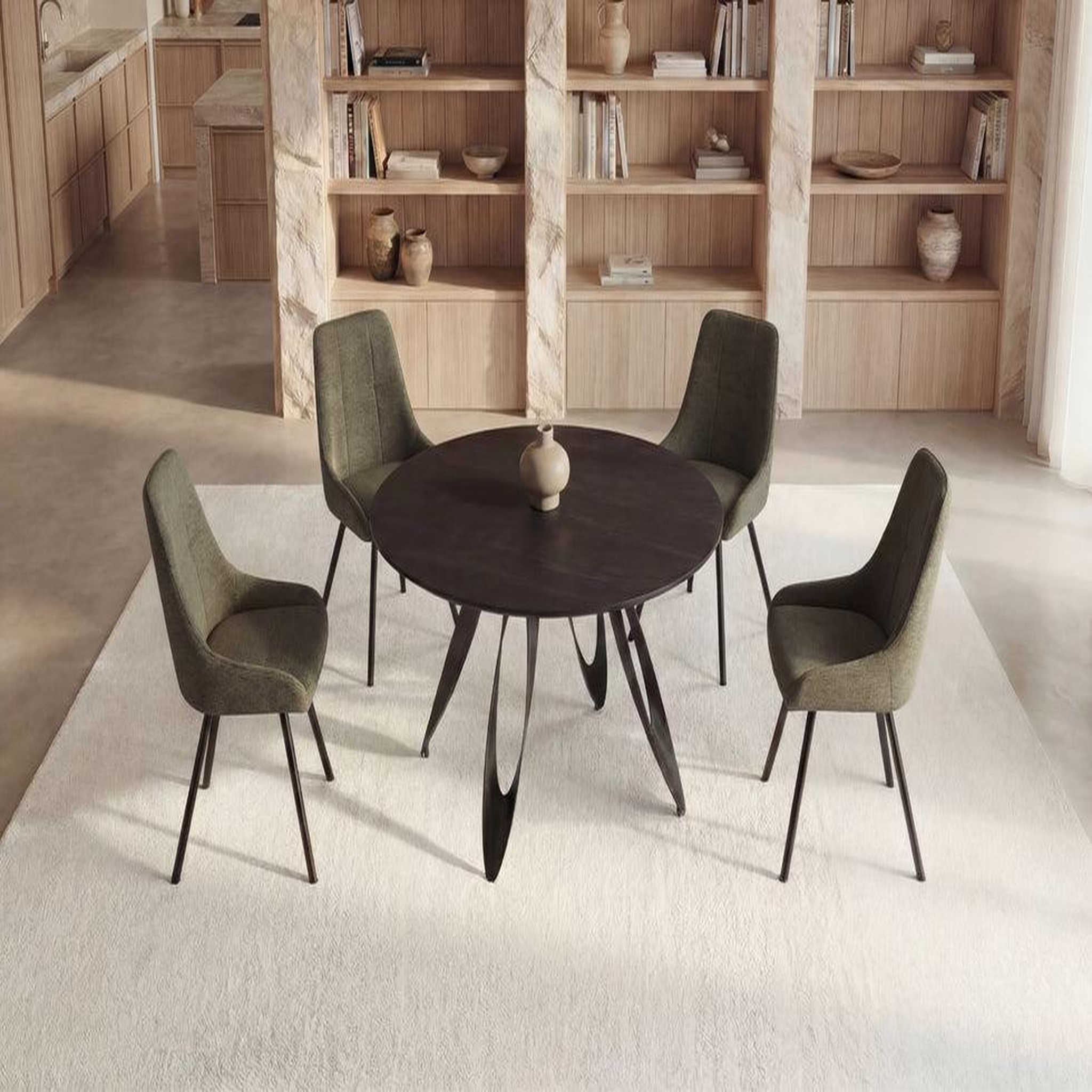 Voir la diapositive 5 : CASANOVA PARIS Alicia - lot de 4 chaises pieds en métal
