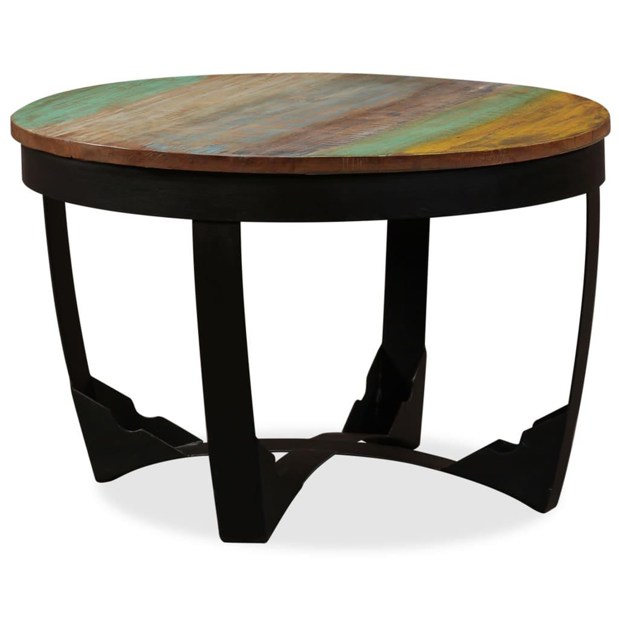 Voir la diapositive 5 : VIDAXL Table basse bois de recuperation massif 60x40 cm