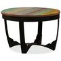 Voir la diapositive 5 : VIDAXL Table basse bois de recuperation massif 60x40 cm