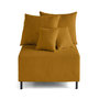 Voir la diapositive 1 : LISA DESIGN Edinburg - module d'assise - en velours côtelé