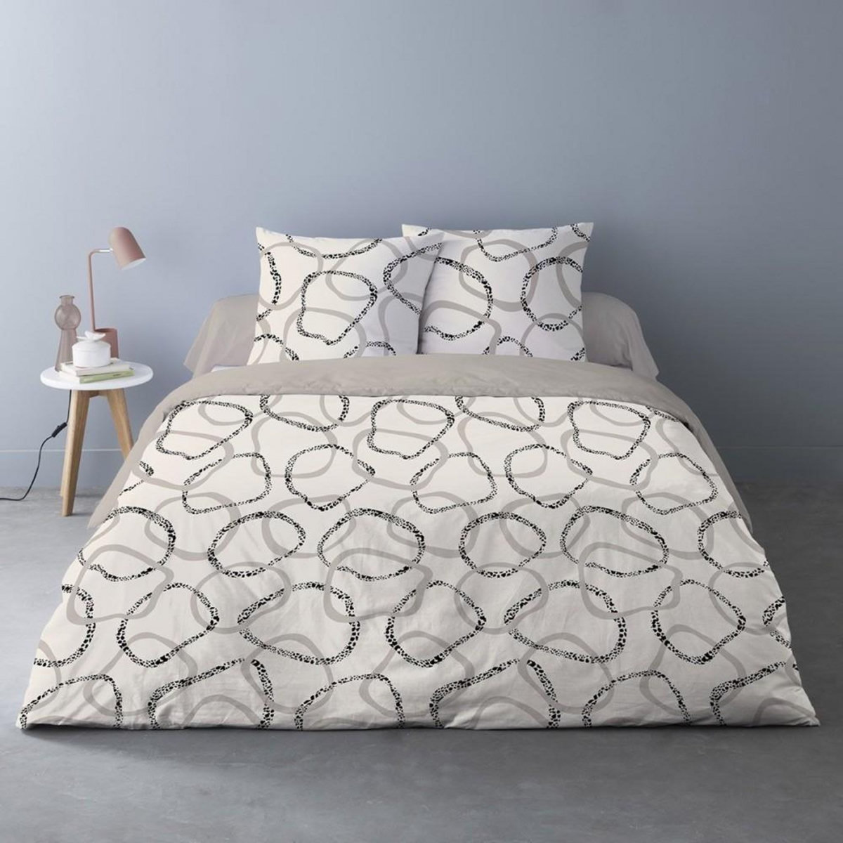 Dourev Housse de couette 260x240 Roan + 2 taies