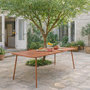 Voir la diapositive 4 : CONCEPT USINE Table de jardin 6 places 160cm terracotta BERGAME