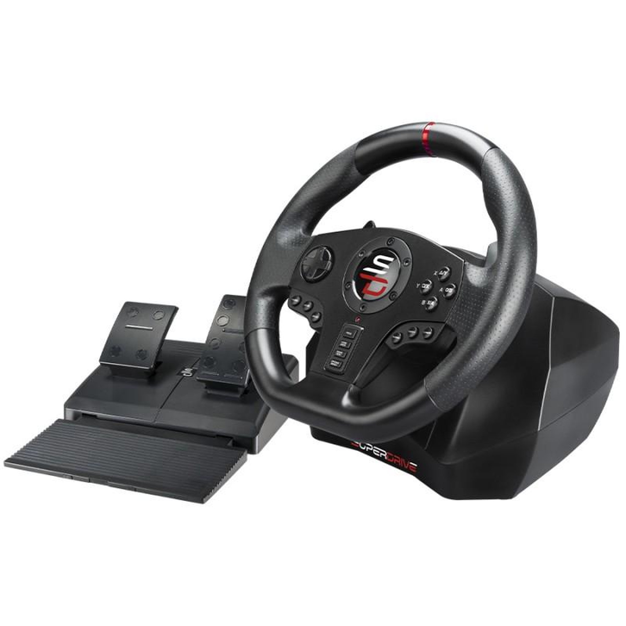 Subsonic Volant pédalier Superdrive SV850 pour Xbox Serie X PS4 Switch PC Xbox One