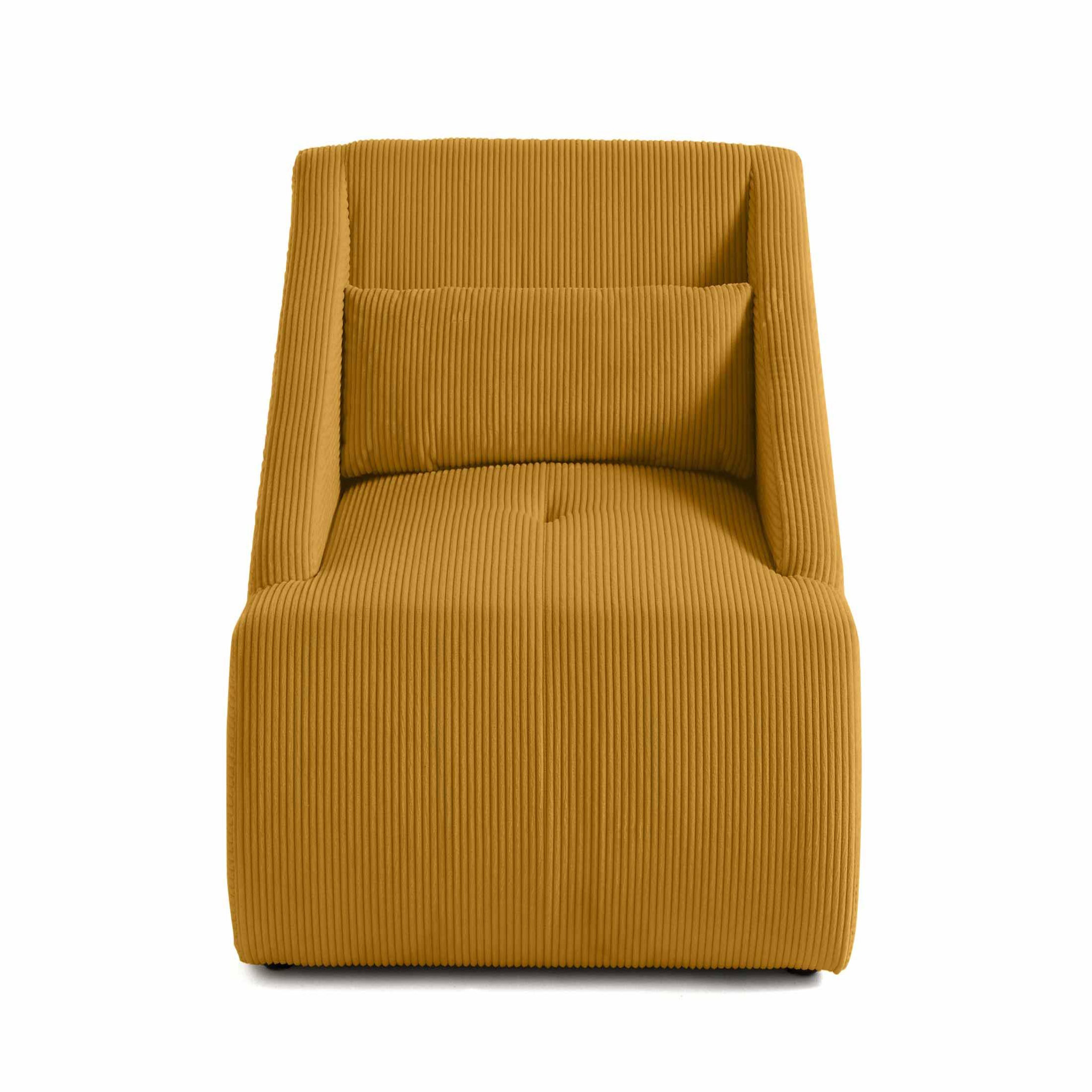 Voir la diapositive 1 : LISA DESIGN Onyx - fauteuil - en velours côtelé