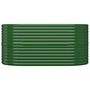 Voir la diapositive 3 : VIDAXL Lit sureleve de jardin Acier enduit de poudre 152x80x68 cm Vert