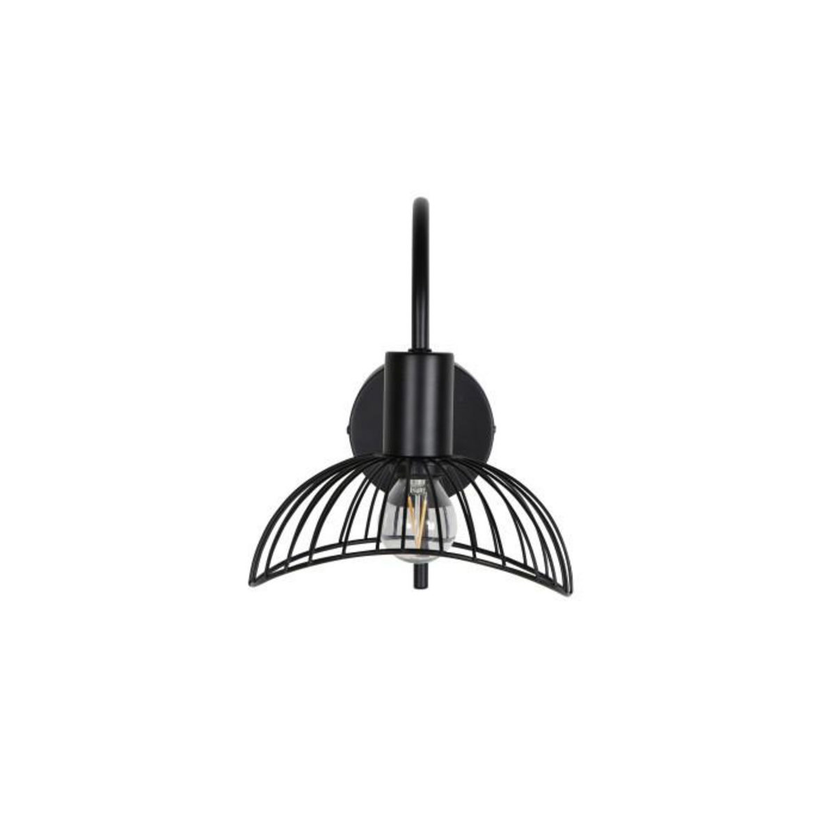 Paris Prix Applique Murale Design  Elsa  26cm Noir