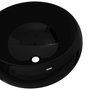 Voir la diapositive 4 : VIDAXL Lavabo rond Ceramique Noir 40 x 15 cm