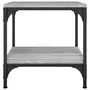 VIDAXL Tables d'appoint 2pcs Sonoma gris 40x40x40 cm Bois d'ingenierie