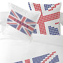Voir la diapositive 2 : Dourev Housse de couette 240x220 LONDON CITY + 2 taies 100% coton
