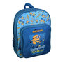 Voir la diapositive 2 : Bagtrotter BAGTROTTER Sac à dos 31 cm avec poche maternelle  Les Minions Bleu