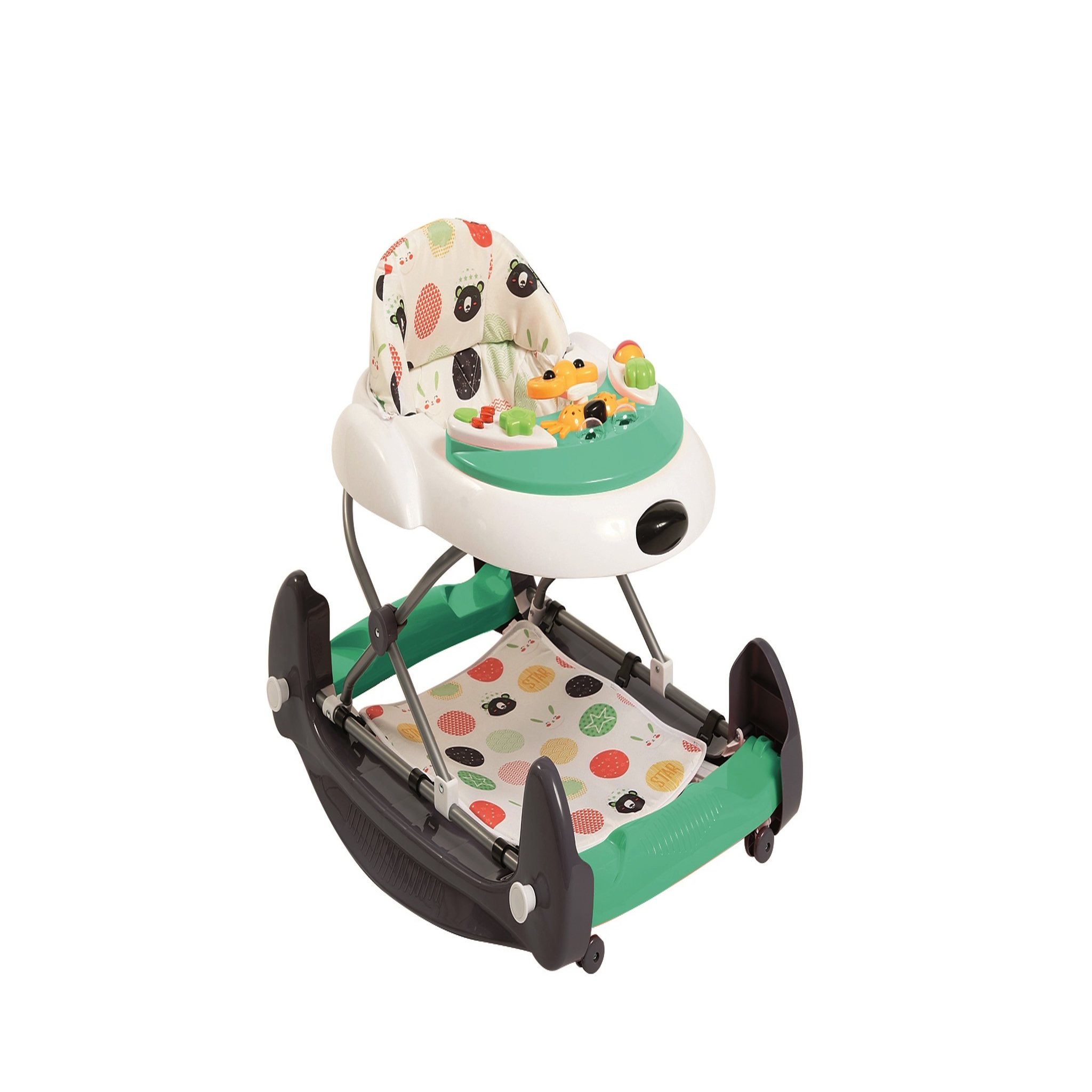 Voir la diapositive 2 : AUCHAN BABY Trotteur marcheur multifonctions Molly