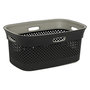 Voir la diapositive 1 : FIVE Corbeille à Linge Ajouré  Purl  45L Gris