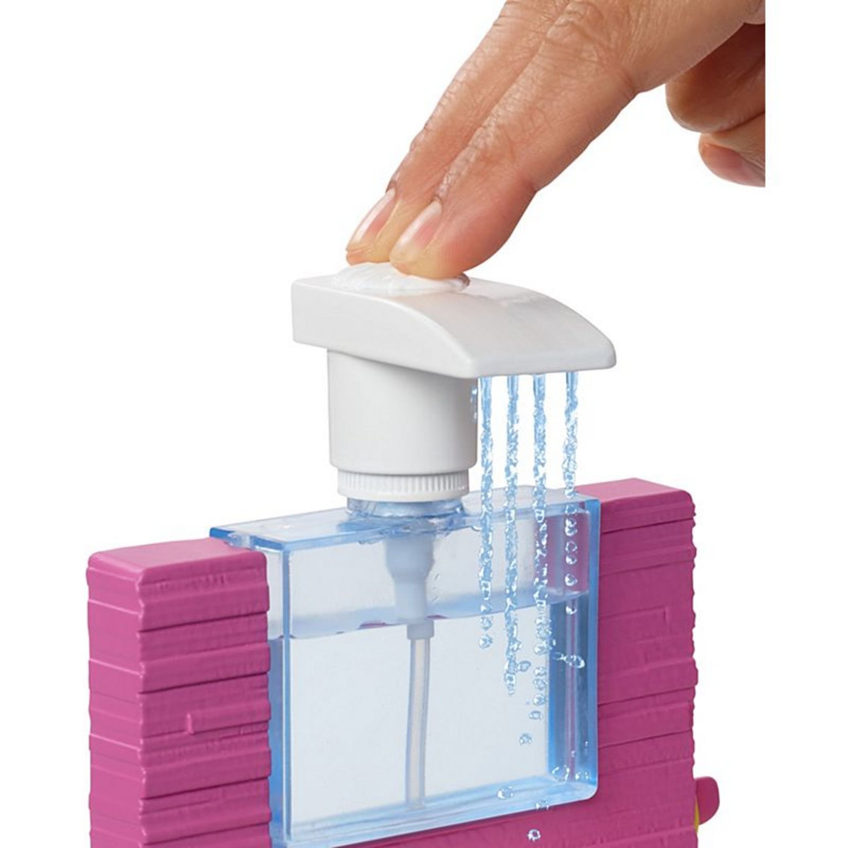 BARBIE Coffret salle de bain douche avec poupée, meubles et accessoires - Barbie