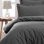 Voir la diapositive 2 : Sensei Maison Housse de couette en percale coton SOFT PERCALE