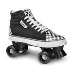 Roces Quad  Ollie noir/blanc à damier T40
