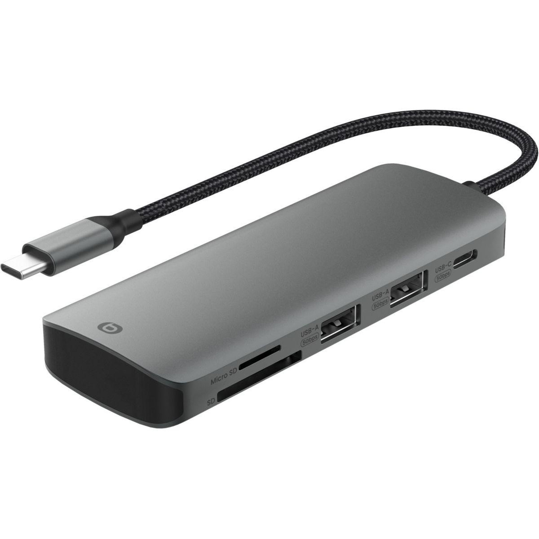 ESSENTIEL B Hub usb c 7 en 1 2 usb-a + 3 usb-c + 2 ports sd
