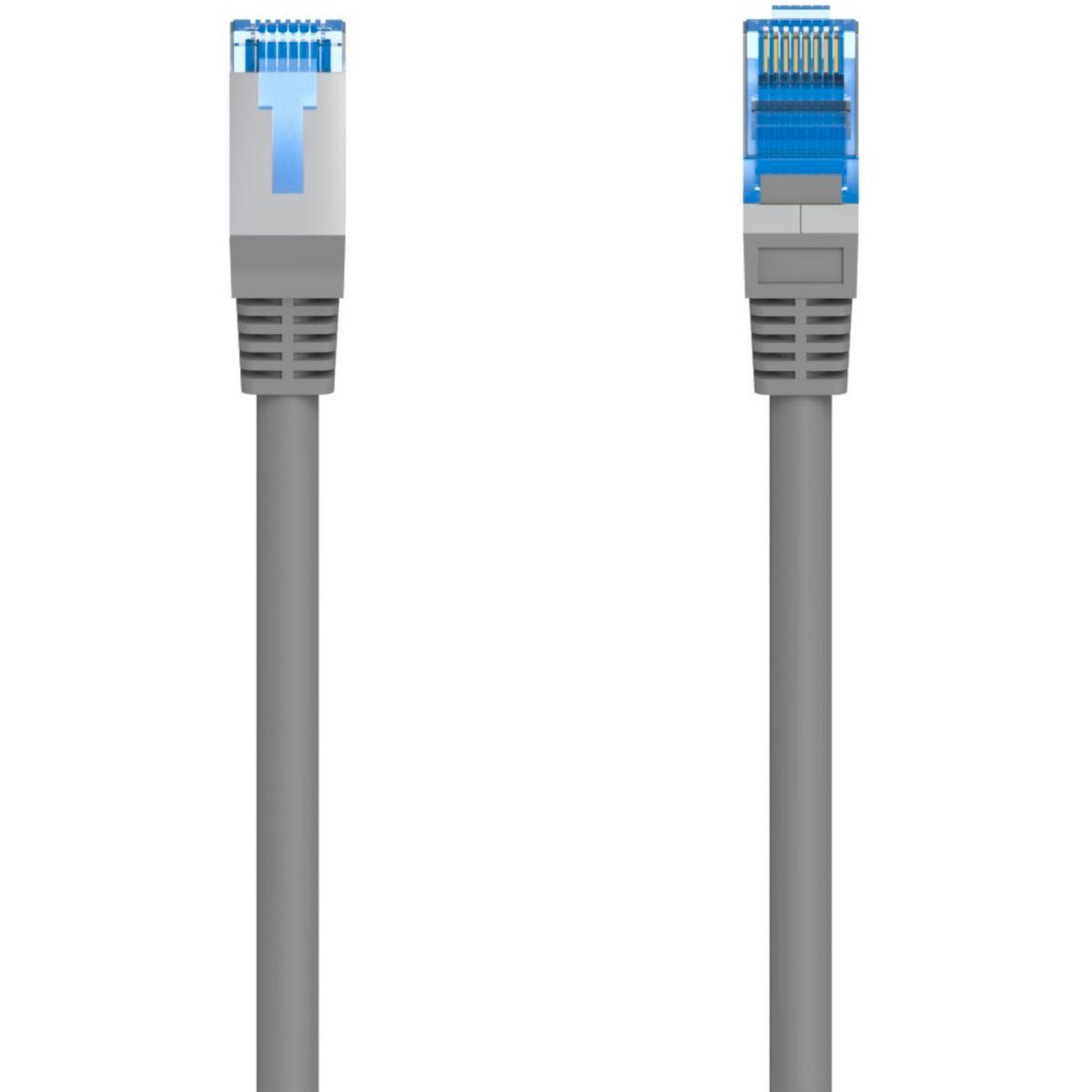 Hama Câble ethernet 30m droit cat6 gris
