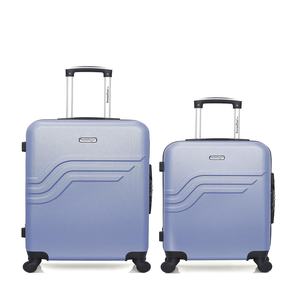 AMERICAN TRAVEL AMERICAN TRAVEL - Lot de 2 - Valise weekend et valise cabine QUEENS