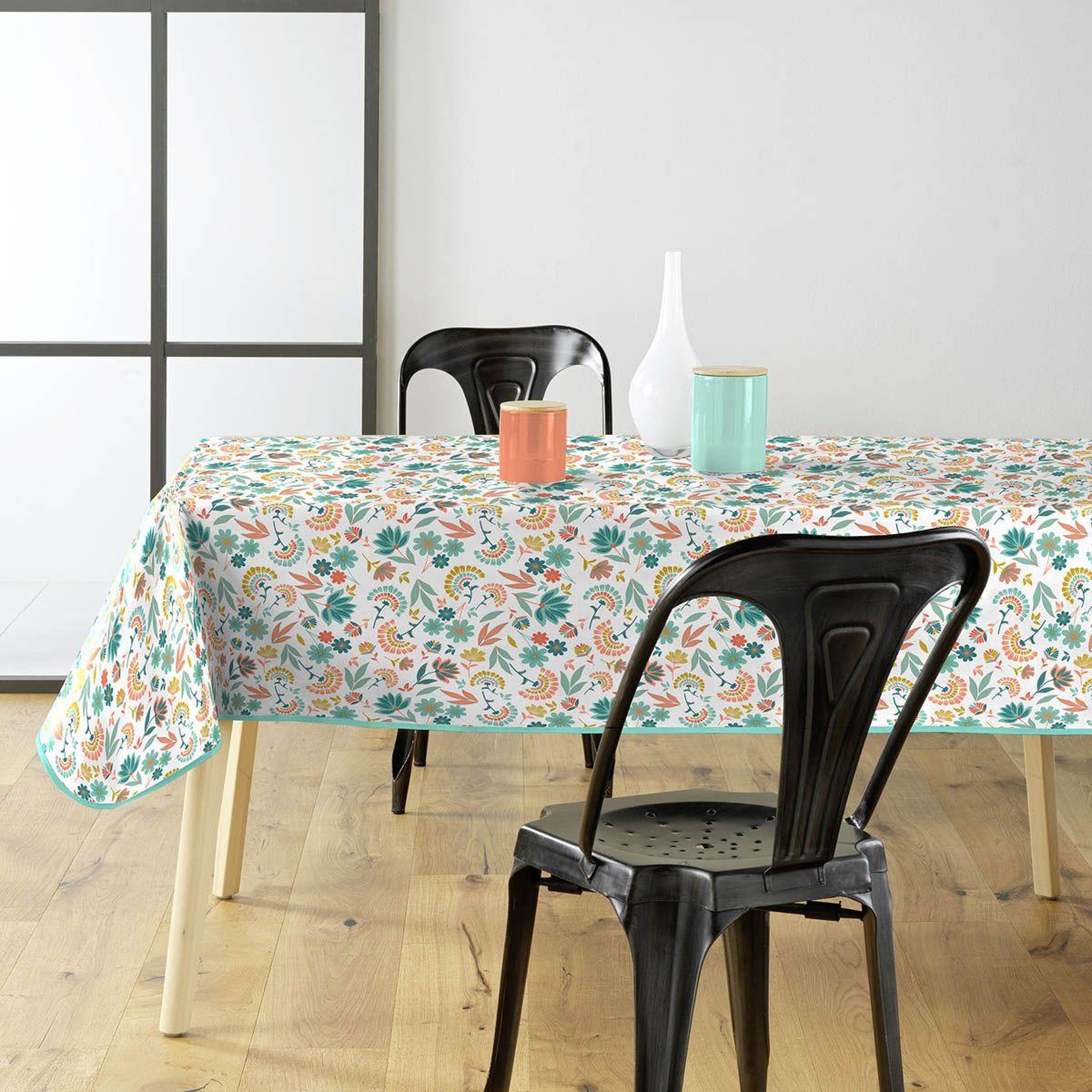 Voir la diapositive 3 : Douceur d'Intérieur Nappe imprimé  indiana  140x240cm multicolore