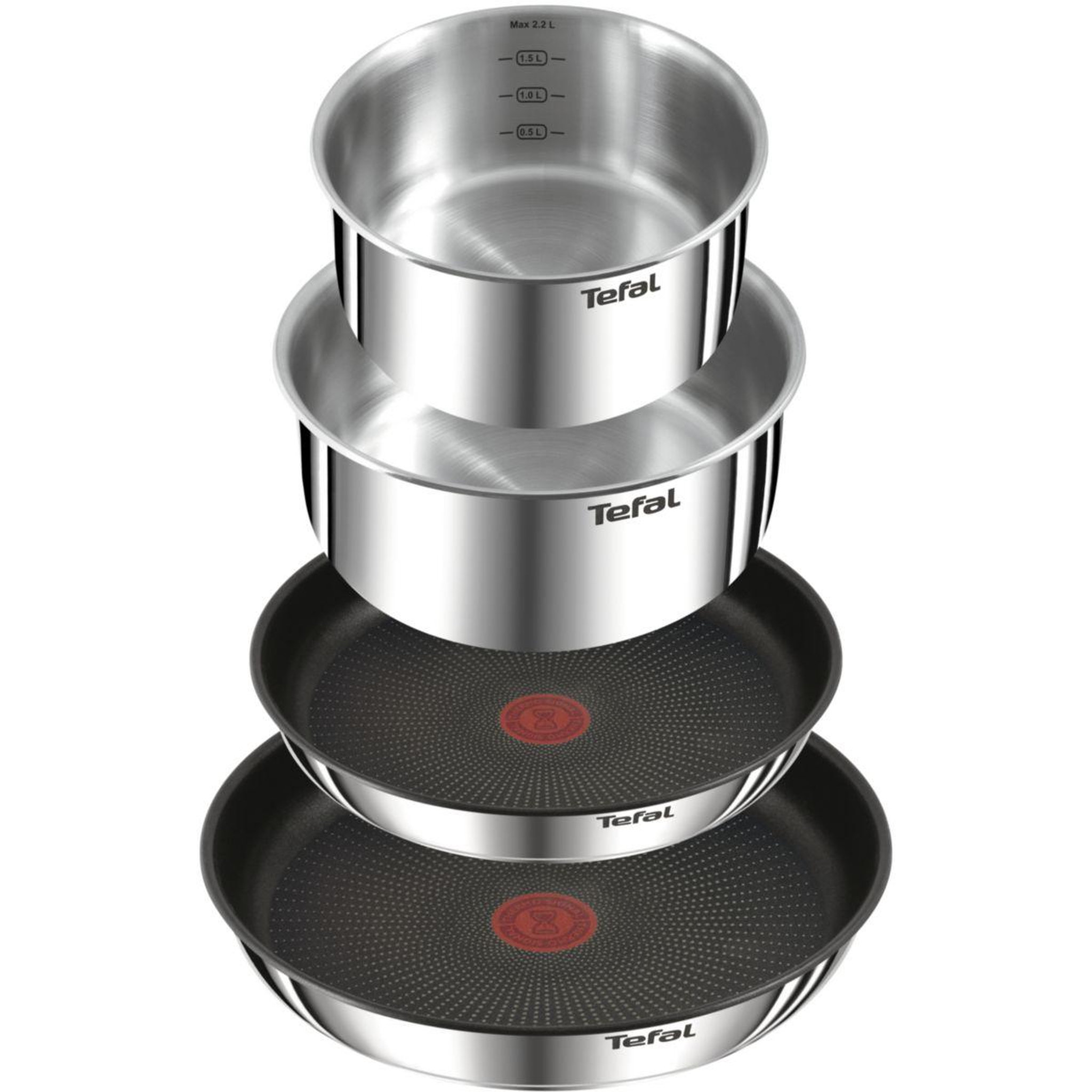 Voir la diapositive 2 : TEFAL Batterie de cuisine Ingenio Emotion 5 pcs
