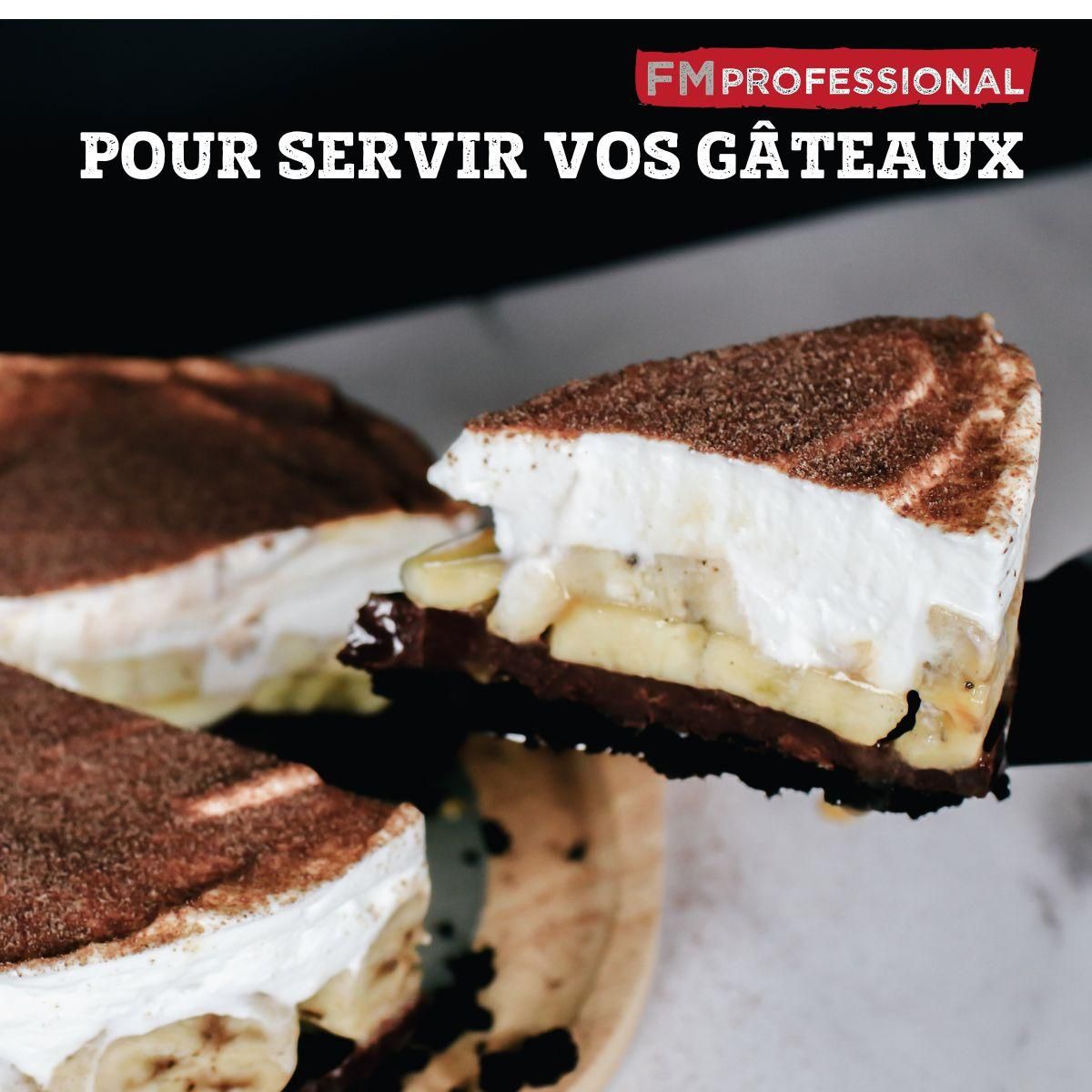 FM PROFESSIONAL Ensemble de 2 Mini spatules coudées 22,5 cm FM Professional