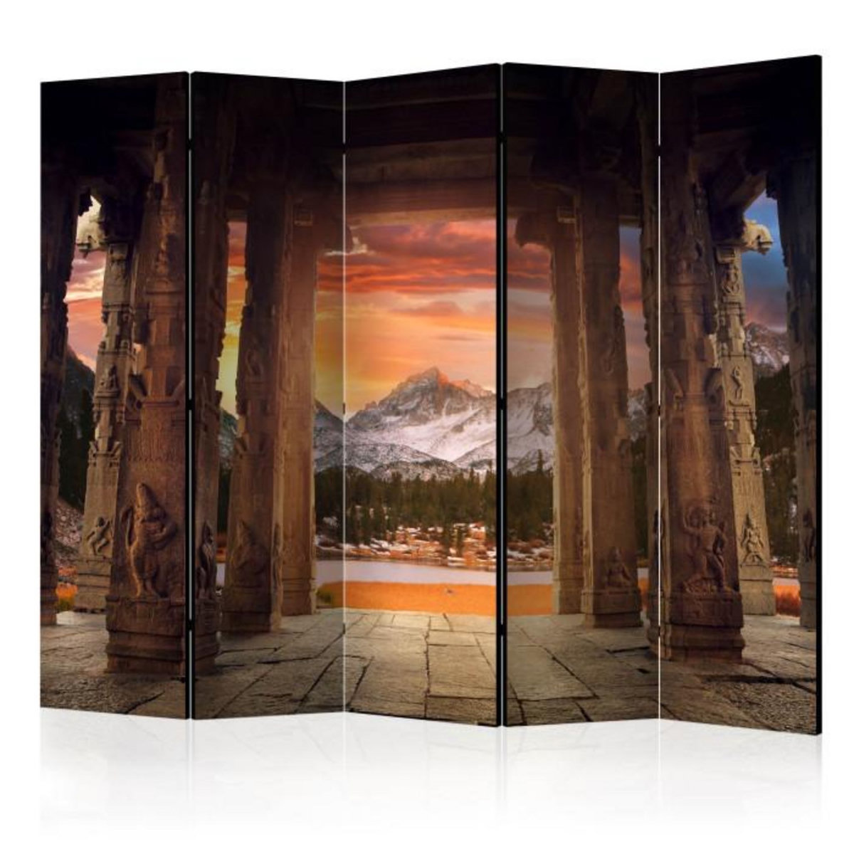 Paris Prix Paravent 5 Volets  Trail of Rocky Temples  172x225cm