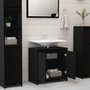 Voir la diapositive 3 : VIDAXL Armoire de salle de bain noir 60x33x61 cm Bois d'ingenierie