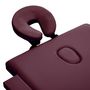 Voir la diapositive 5 : VIDAXL Table de massage pliable 3 zones Violet vin