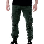 PANAME BROTHERS Pantalon Cargo  Foncé Homme Paname Brothers Carlos. Coloris disponibles : Vert