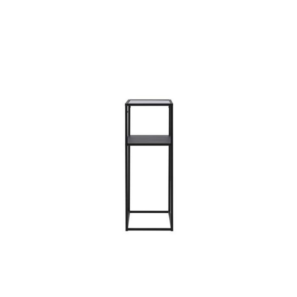 Paris Prix Console Design en Verre  Bogota  80cm Noir