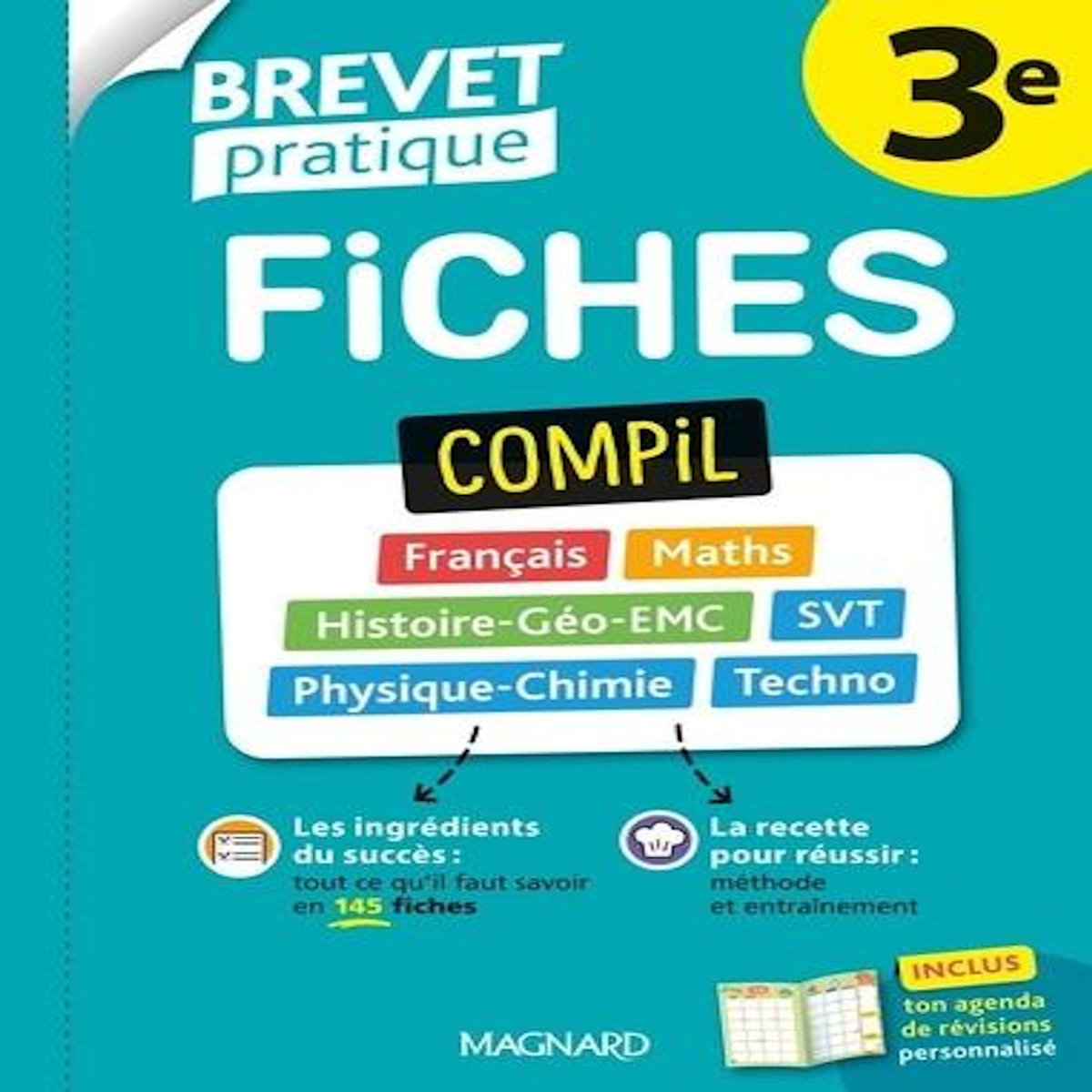 FICHES COMPIL 3E. FRANCAIS, MATHS, HISTOIRE-GEO-EMC, SVT, PHYSIQUE-CHIMIE, TECHNO, EDITION 2026, Coly Sylvie