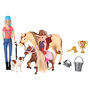 Voir la diapositive 1 : One Two Fun Set cheval et poupée mannequin + accessoires