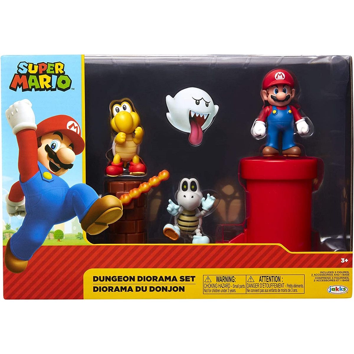 JAKKS PACIFIC Set Diorama Super Mario 5 Figurines